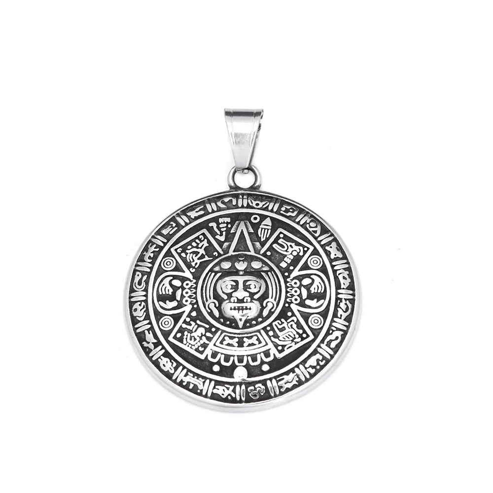 PENDRA Mayanforge Black Mayan Symbol Pendant
