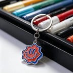 PENDRA Smiley Colorful Stainless Steel Keychain