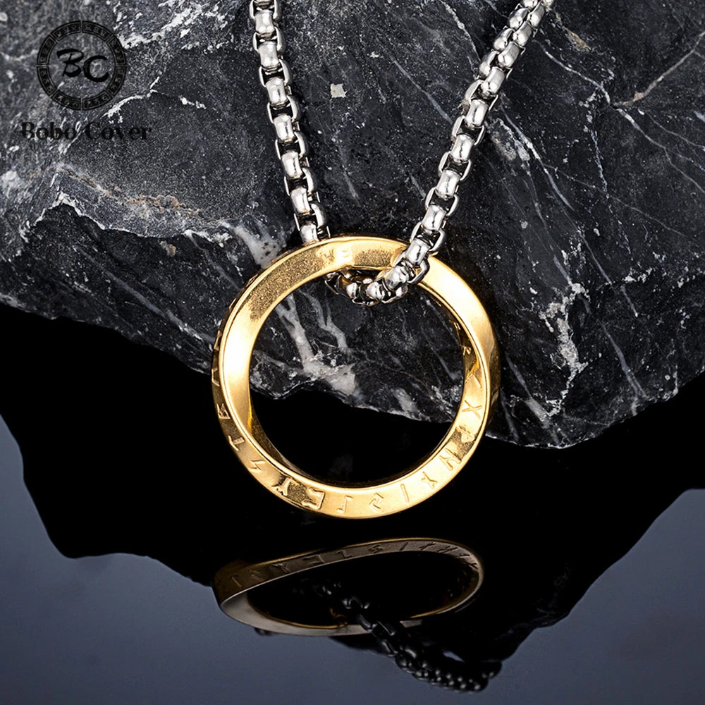 PENDRA Rune Vintage Futhark Necklace
