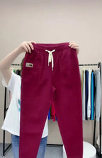 Women's Harem pants Summer Vintage Thin High Waist Straight Casual Pants Women Fashion Loose Cotton linen pants Trousers Female