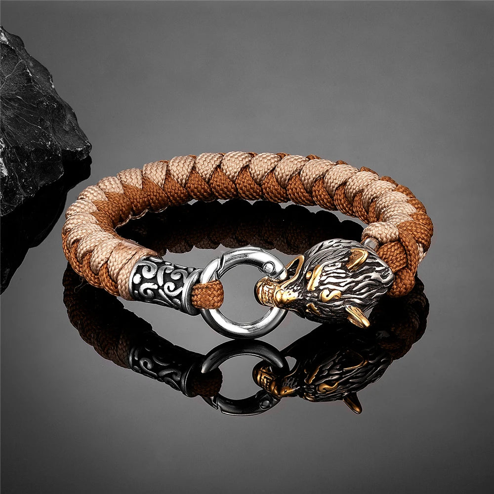 PENDRA Wolf Classic Steel Bracelet