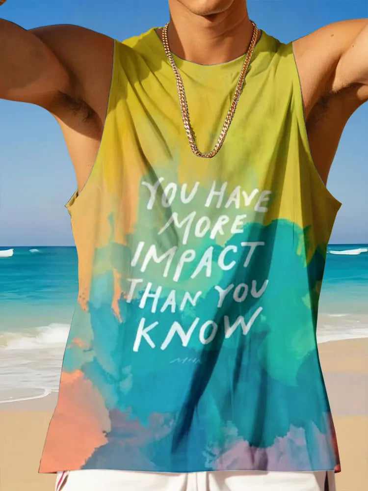 PENDRA Sleeveless Crew Neck Tank Top