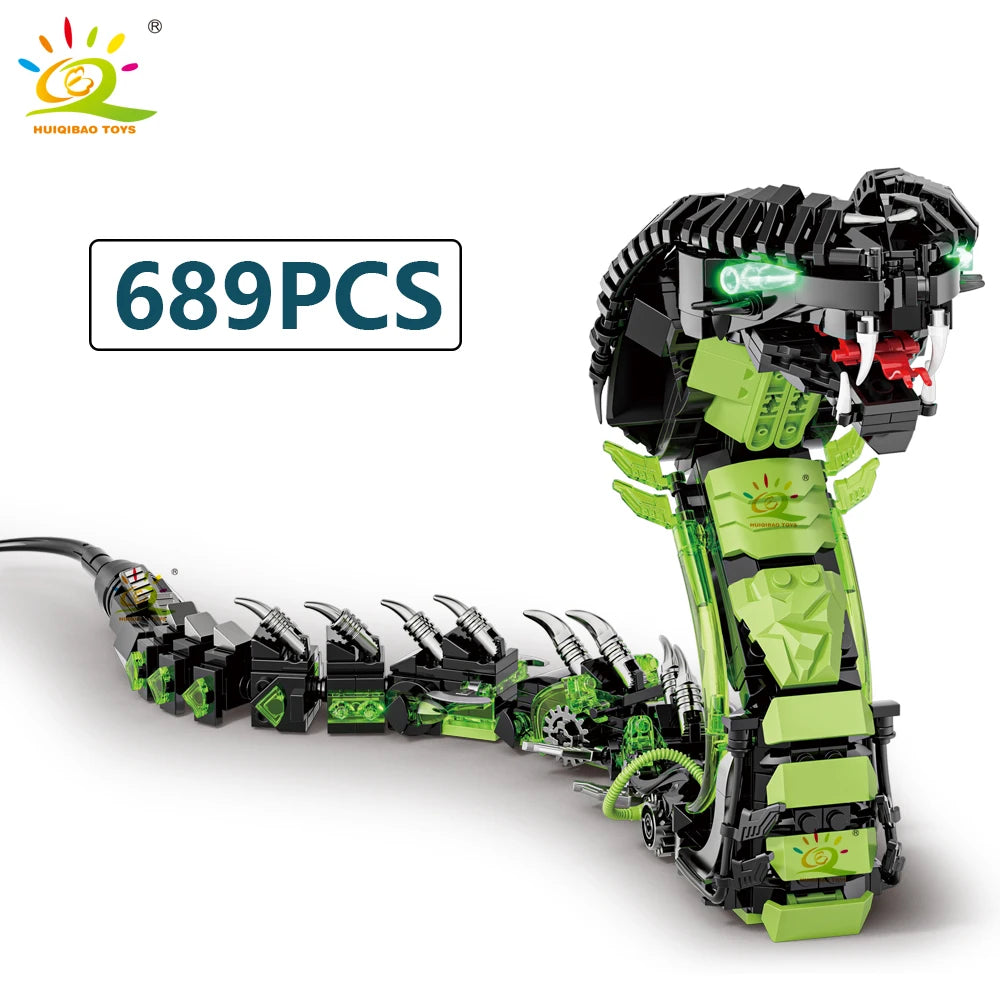 PENDRA Cobra Snake Animal Building Set