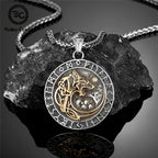 PENDRA Wolf Rune Viking Necklace