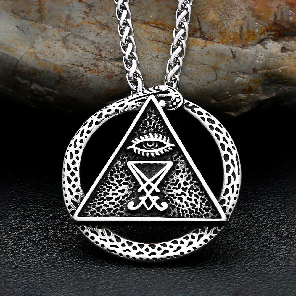 PENDRA Luciferseal Retro Stainless Steel Lucifer Pendant