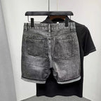 PENDRA Denim Washed Straight Jeans