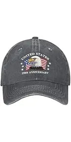 PENDRA Patriotic Cotton Washed Cap