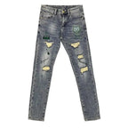 PENDRA Denim Embroidery Arrival Pants