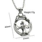 PENDRA Magicmirror Gothic Stainless Steel Pendant