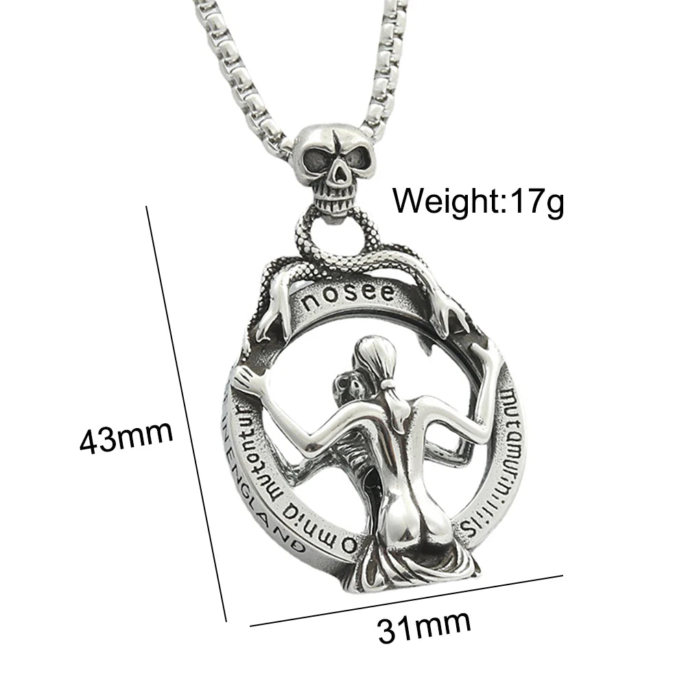 PENDRA Magicmirror Gothic Stainless Steel Pendant