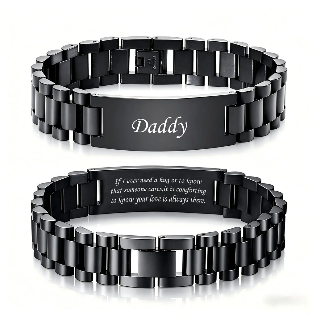 PENDRA Engraved Touching Bracelet