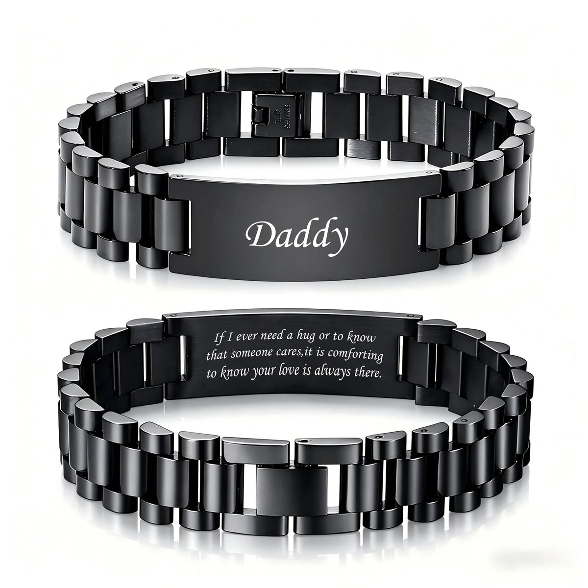 PENDRA Engraved Touching Bracelet