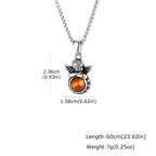 PENDRA Angel Stone Pendant Necklace
