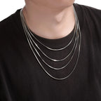 PENDRA Snake Gold Flat Chain Necklace