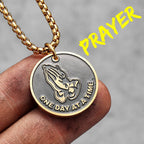 Prayer Religion Believer Stainless Steel Men Women Necklaces Pendants Chain Amulet Punk Trendy Jewelry Creativity Gift Wholesale