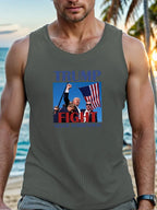 PENDRA Beach Hawaiian Tank Vintage Car Print Sleeveless Tank Top