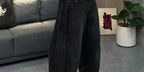 PENDRA Wide Leg Zipper Straight Pants