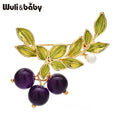 PENDRA Berryblue Blueberry Brooch