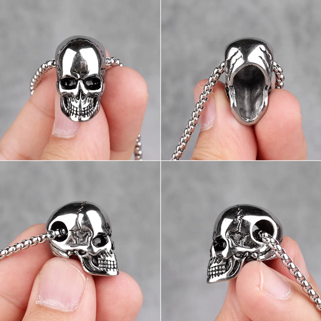 PENDRA Skull Boyfriend Steel Necklace