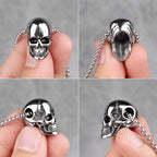 PENDRA Skull Boyfriend Steel Necklace