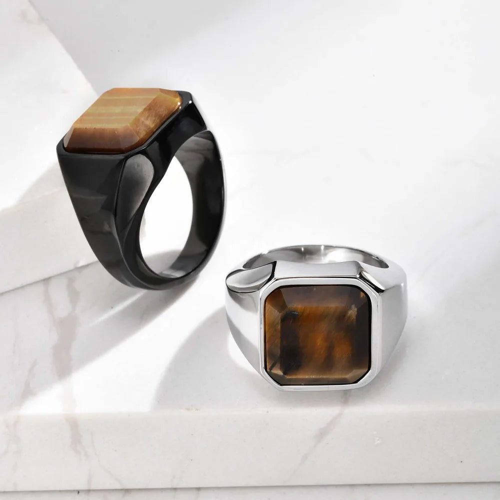 PENDRA Neridell Tiger Eye Ring
