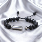 Men Bracelet, Urn Beaded Bracelets,Human or Pet Ashes,Cremation Jewelry for Men,Memorial Jewelry,Sympathy Gift