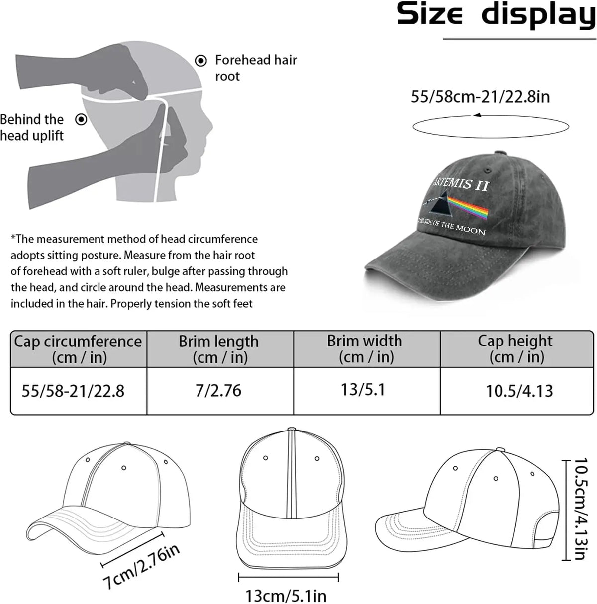 PENDRA Artemis Dark Side Cap