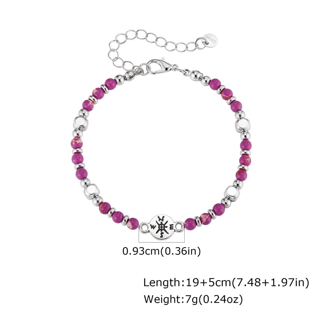 PENDRA Compass Beaded Bracelet