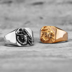 PENDRA Poisonous Scorpion Couple Steel Ring