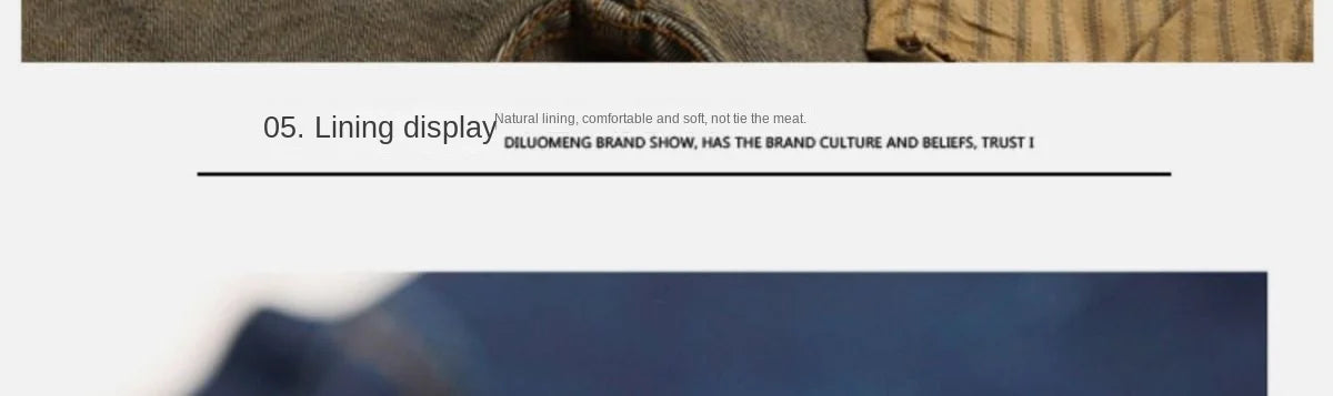 MEN FASHION Korean Style Clothes Brushed Fleece Denim Cargo Vintage Winter Straight Slim Luxury Streetwear 90s Trousers for Men