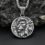 PENDRA Lioncrest Nordic Viking Lion Pendant