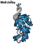 PENDRA Royale Crystal Peacock Brooch
