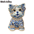 PENDRA Puppy Sitting Dog Brooch