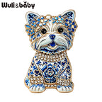 PENDRA Puppy Sitting Dog Brooch