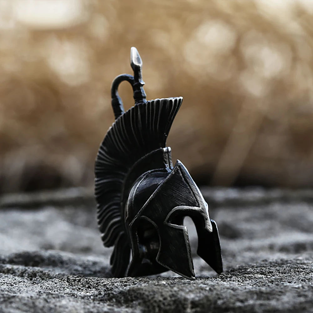 PENDRA Spartanhelm Retro Spartan Warrior Helmet Pendant