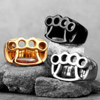PENDRA Fight Boxing Knuckles Steel Ring
