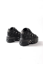 PENDRA Lace Platform Ankle Punk Boots