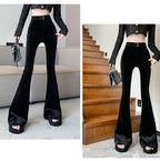 PENDRA Add Velvet Thick Pants