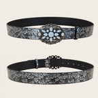 PENDRA Serara Leather Floral Luxury Belt