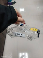 Novelty Police Car Liquor Decanter Crown Stopper Whiskey Dispenser for Bar Collectors
