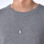 PENDRA Dog Hammered Dog Tag Necklace