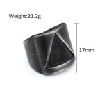 PENDRA Triangleforge Stainless Steel Triangle Ring