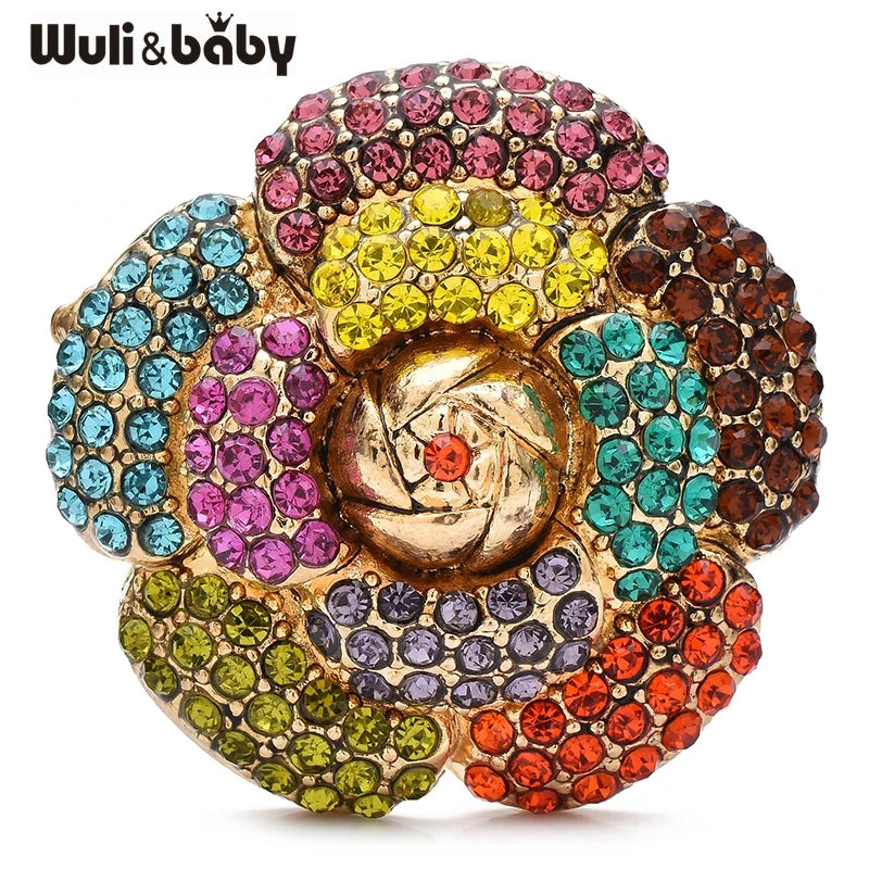 PENDRA Camellia Beautiful Flower Brooch