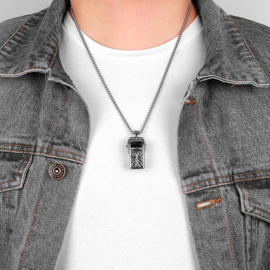 PENDRA Whistle Boyfriend Steel Necklace