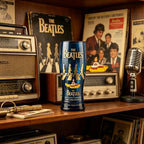 The Beatles Commemorative Glass Tumbler, Classic Abbey Road Print Tall Cup, Music Fan Collectible Decorations