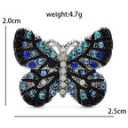 PENDRA Cute Shinning Butterfly Brooch