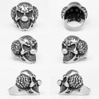 PENDRA Joker Skull Punk Ring