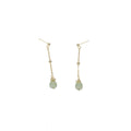 PENDRA Hotan Jade Sterling Silver Earrings