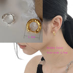 PENDRA Hoop Sterling Silver 4 Earrings