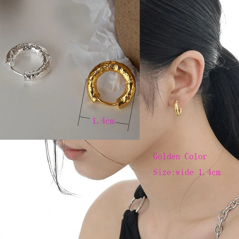 PENDRA Hoop Sterling Silver 4 Earrings
